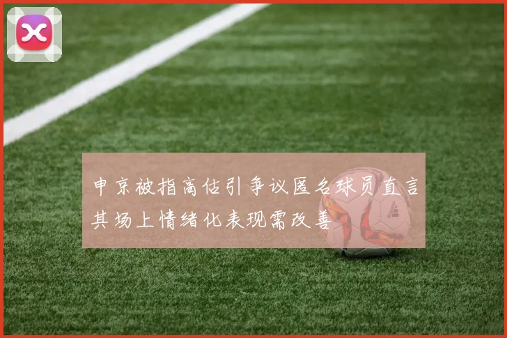 申京被指高估引争议匿名球员直言其场上情绪化表现需改善